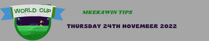 Mkekawin Sports Betting Tips Playing Thursday, 24 November 2022